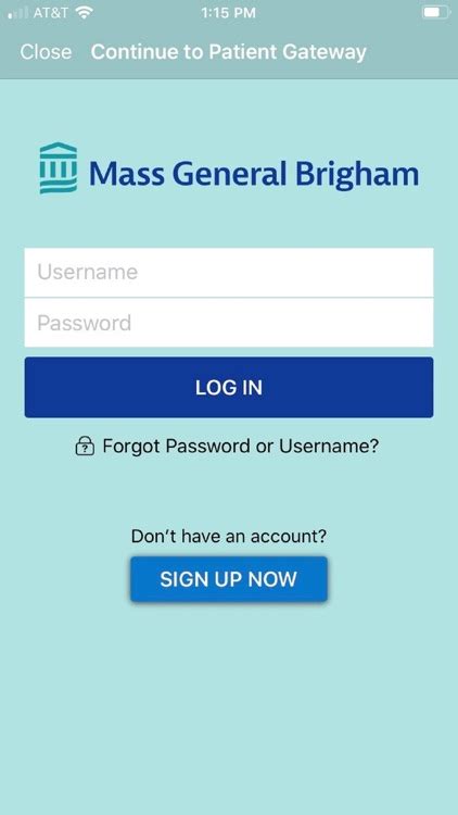 mass general brigham patient gateway